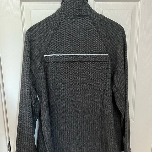 Maurices Charcoal Herringbone Cowl Neck Sweater - Picture 4 of 4